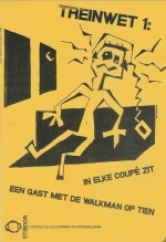 Poster die op 30 juli 1992 door het hele land heen op NS-treinen werd geplakt.