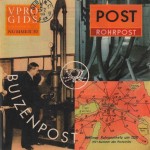 Cover VPRO-Gids over de stadsbuizenpost, ontworpen door Piet Schreuders.